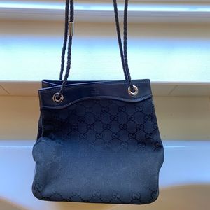 Black Gucci shoulder bag
